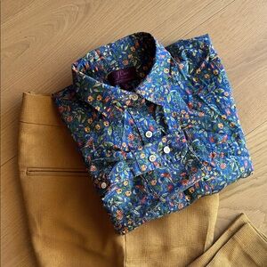 J. Crew LIBERTY OF LONDON Floral Button Down Shirt